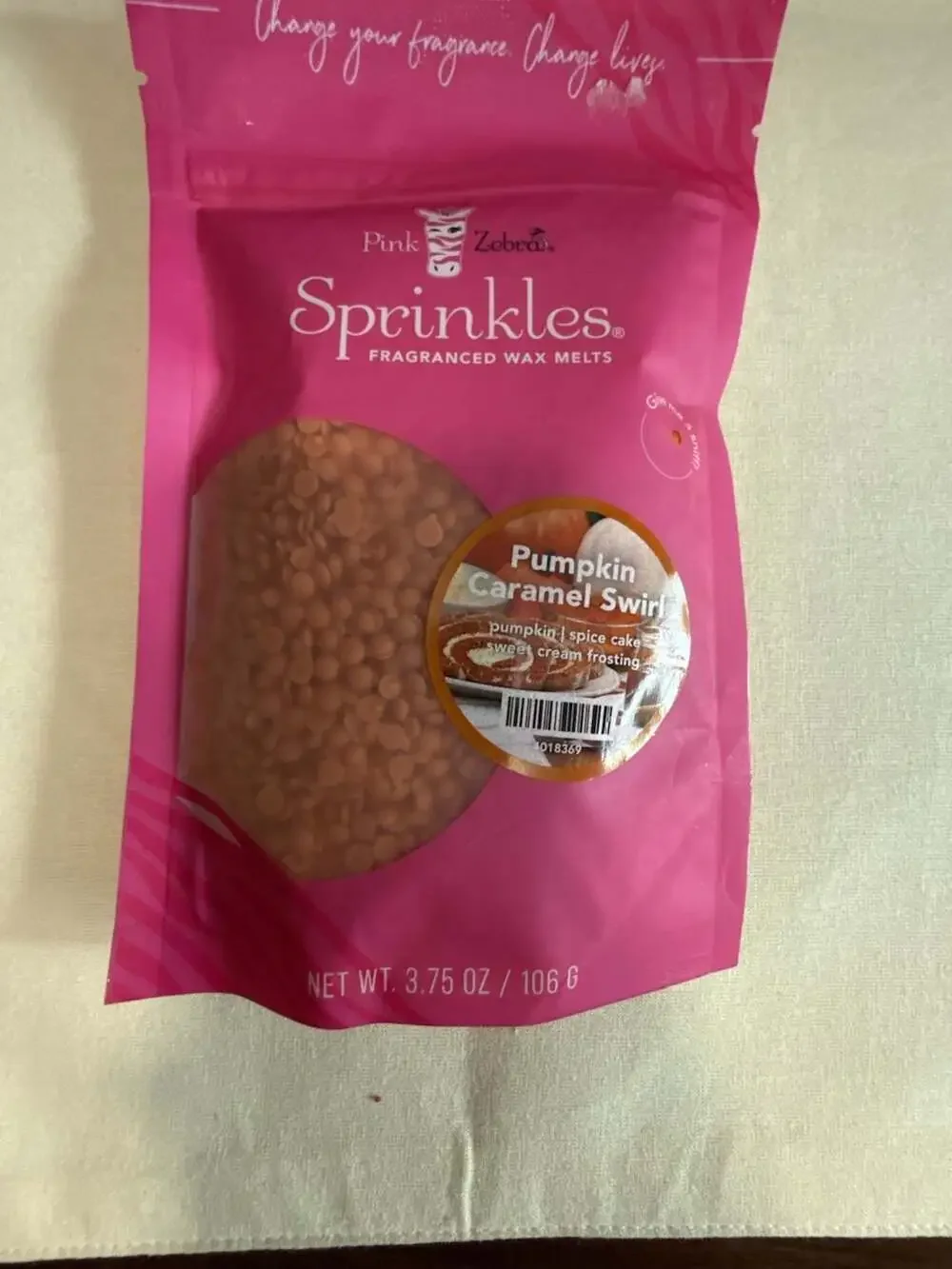 Pink Zebra Sprinkles Fragranced Wax Melts - Pumpkin Caramel Swirl, 3.75 oz